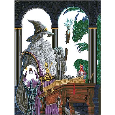 DIAMOND DOTZ Diamond Painting Kit & Wizards Emissary Design