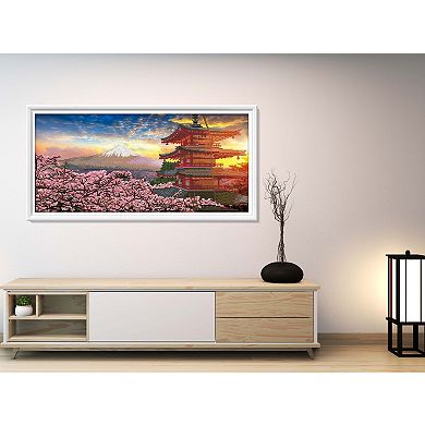 DIAMOND DOTZ Diamond Painting Kit - Mount Fuji Sunset Design