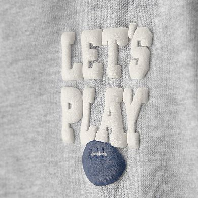 Toddler Boy Carter’s 2-Piece Varsity Crew Pullover & Joggers Set