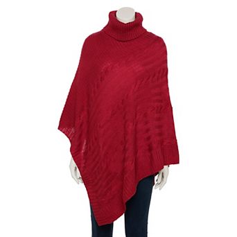 Women's Nanette Lepore Braided Cable Poncho