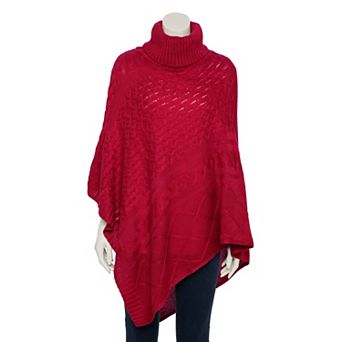 Women's Nanette Lepore Mixed Weave Poncho