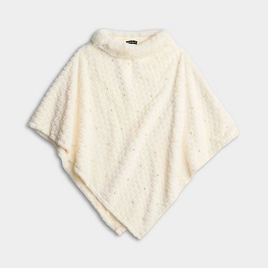 Women's Nanette Lepore Elegant Poncho With Pearls