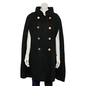 Women's Nanette Lepore Slit Ruana With Front Buttons