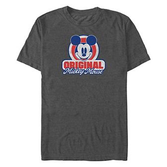 Disney's Mickey Mouse Original Americana Stamp Big & Tall Graphic Tee