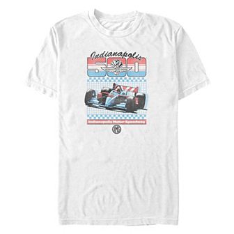 Big & Tall Indianapolis 500 Indianapolis Motor Speedway Checkered Americana Graphic Tee