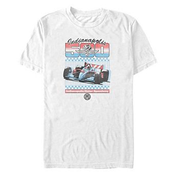 Big & Tall Indianapolis 500 Indianapolis Motor Speedway Checkered Americana Graphic Tee