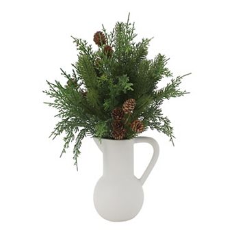 St. Nicholas Square® Artificial Pinecone & Cypress Botanical Arrangement