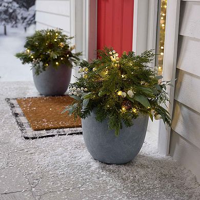 St. Nicholas Square® Artificial Pine & Berry Urn Filler