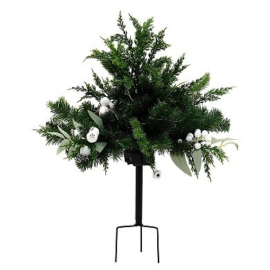 St. Nicholas Square® Artificial Pine & Berry Urn Filler