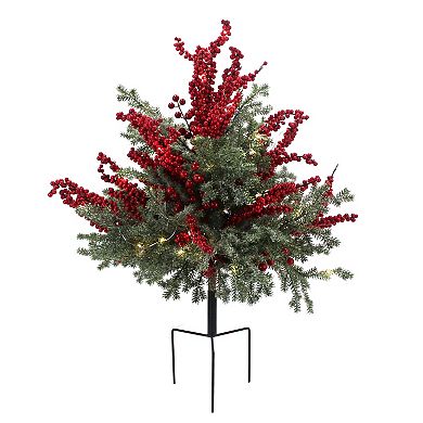 St. Nicholas Square® Artificial Red Berry Urn Filler Decor