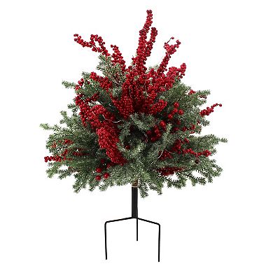 St. Nicholas Square® Artificial Red Berry Urn Filler Decor