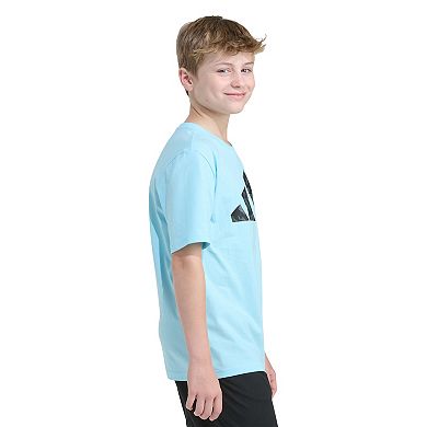 Boys 8-20 adidas Short Sleeve Lenticular Camo Logo Graphic Tee