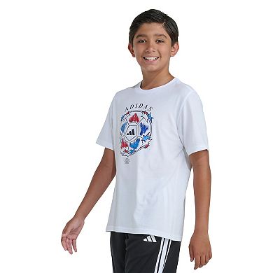 Boys 8-20 adidas Short Sleeve USA Soccer Graphic Tee in Regular & Plus Size