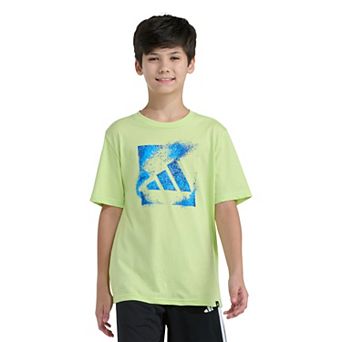 Boys 8-20 adidas Short Sleeve Spray Gradient Logo Graphic Tee