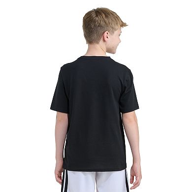 Boys 8-20 adidas Short Sleeve 3-Bar Baseball Plate Graphic Tee