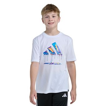 Boys 8-20 adidas Short Sleeve Chrome Dip Logo Graphic Tee