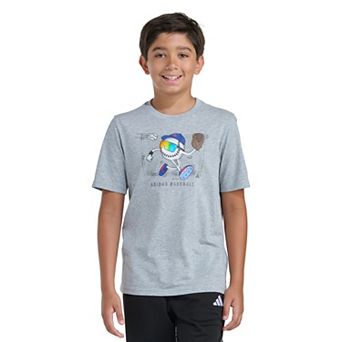 Boys 8-20 adidas Baseball Short Sleeve Stunner Outfield Graphic Tee