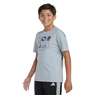 Boys 8-20 adidas Baseball Short Sleeve Stunner Outfield Graphic Tee