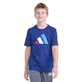 Boys 8-20 adidas Short Sleeve Nations 3-Bar Logo Graphic Tee in Regular & Plus Size