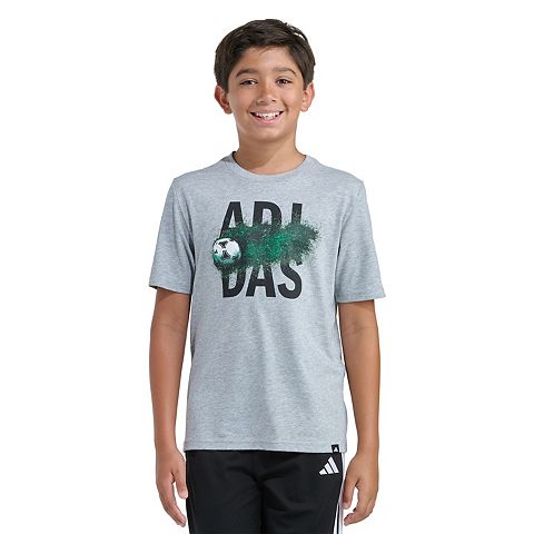 Детская футболка adidas Soccer Motion Heather Graphic