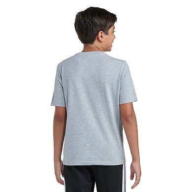 Boys 8-20 adidas Short Sleeve Soccer Motion Heather Graphic Tee in Regular & Plus Size