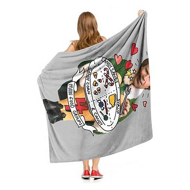 Warner Bros. Elf 4 Food Groups Silk Touch Throw Blanket 50x60 Inches