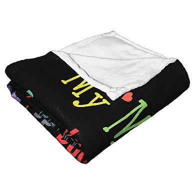 Warner Bros. Justice League Mom Is Super Silk Touch Throw Blanket 50x60 Inches