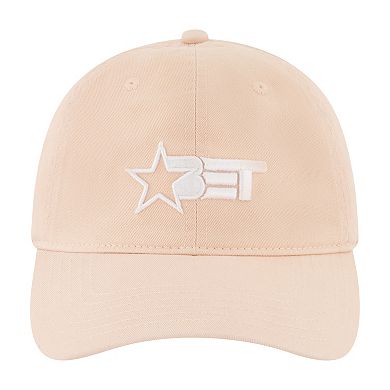Women's Blush Embroidered BET Logo Baseball Cap