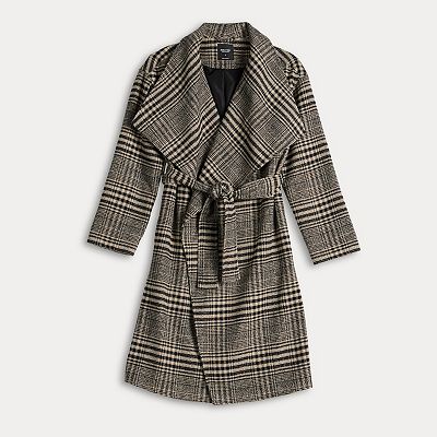 juha WARM OVER COAT 定価81400円 Women's Simply Vera Vera Wang Drape Collar Overcoat