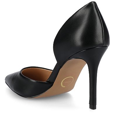 Journee Blanca Women's Pointed Toe Stiletto Heel Pumps