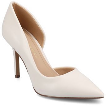 Journee Blanca Women's Pointed Toe Stiletto Heel Pumps