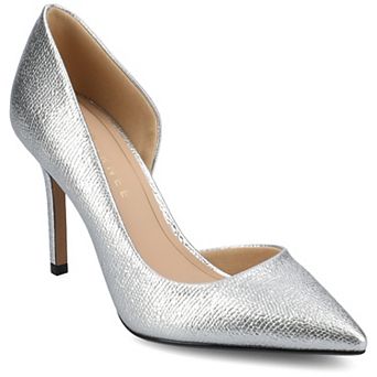 Journee Blanca Women's Pointed Toe Stiletto Heel Pumps