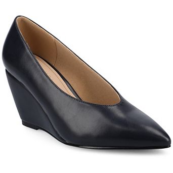 Journee Danika Women's Almond Toe Wedge Heels