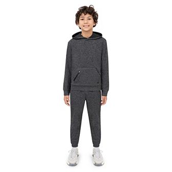 Boys 8-20 Layer 8 Poly Cashmere Hoodie & Jogger 2 pc Set