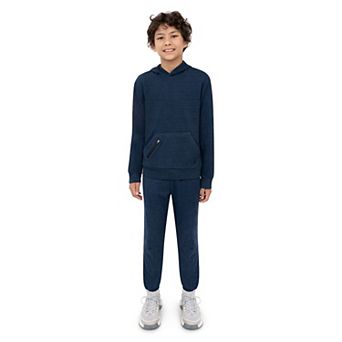 Boys 8-20 Layer 8 Poly Cashmere Hoodie & Jogger 2 pc Set