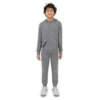 Boys 8-20 Layer 8 Poly Cashmere Hoodie & Jogger 2 pc Set