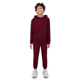 Boys 8-20 Layer 8 Poly Cashmere Hoodie & Jogger 2 pc Set
