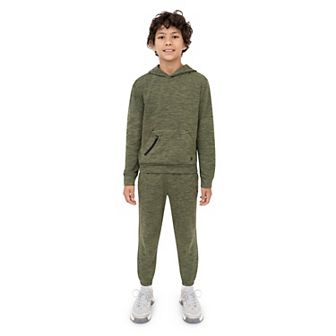 Boys 8-20 Layer 8 Poly Cashmere Hoodie & Jogger 2 pc Set