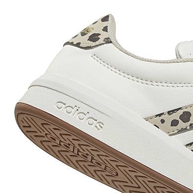 adidas Grand Court 3.0 Little Kid Girls Lace-Up Sneakers