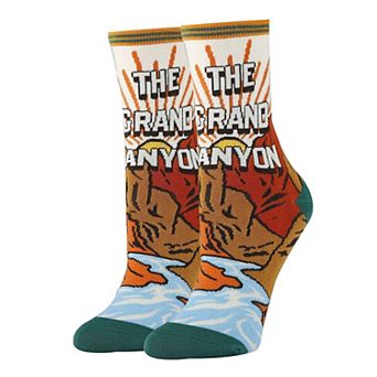 Women's Crew Socks -Grand Canyon