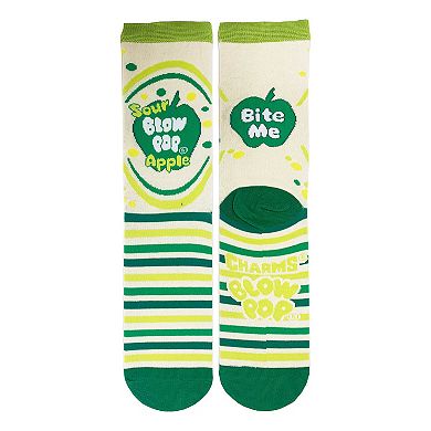 Women's Crew Socks -Sour Apple Pop