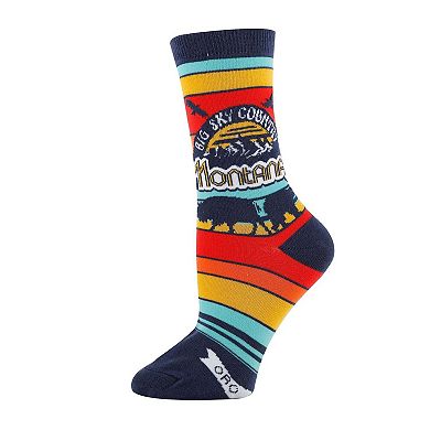 Women's Crew Socks -Montana