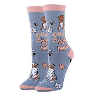 Women's Crew Socks -Dog Mom