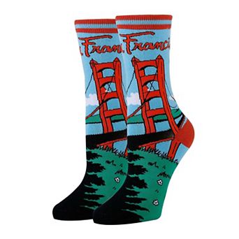 Women's Crew Socks -San Francisco