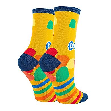 Women's Crew Socks -Dots