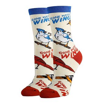 Women's Crew Socks -Birds The Word