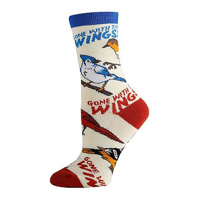 Women's Crew Socks -Birds The Word