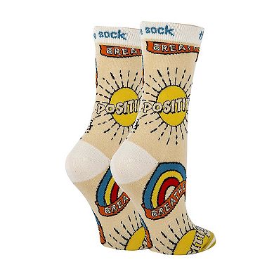 Women's Crew Socks -Positive