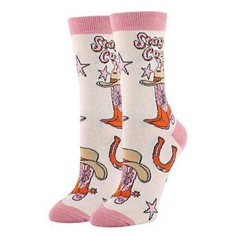 Women's Crew Socks -Giddy Up
