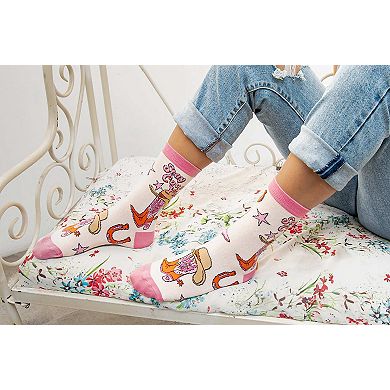 Women's Crew Socks -Giddy Up